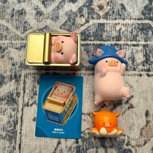 Authentic LULU Piggy Figures